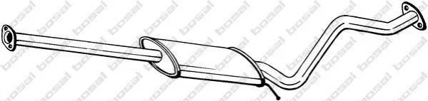 <strong>Глушник середня частина HYUNDAI GETZ 06- BOSAL 285-357 (фото 1)</strong>