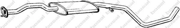 <strong>Глушник, алюм. сталь, передня частина FORD ESCORT 92-94 BOSAL 285619 (фото 1)</strong>