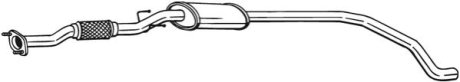 Глушитель, алюм. сталь, передн. часть FIAT GRANDE PUNTO (05-) BOSAL 289-037