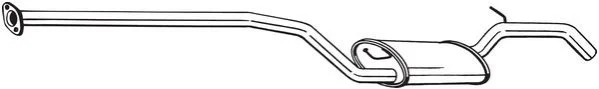 <strong>Глушник, алюм. сталь, передн. част. FORD FOCUS (10-) BOSAL 291-027 (фото 1)</strong>