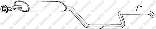 <strong>Глушник задня частина MERCEDES VITO 96-00 BOSAL 291-121 (фото 1)</strong>