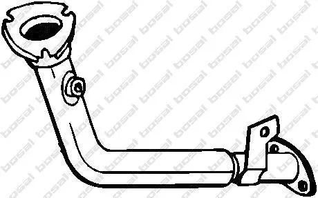 <strong>Труба приймальна Peugeot 206 98-12 BOSAL 740357 (фото 1)</strong>