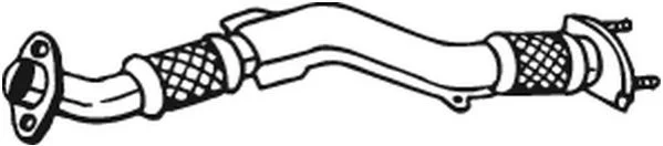 <strong>Труба вихлопна передня частина NISSAN X-TRAIL 03-06 BOSAL 750-139 (фото 1)</strong>