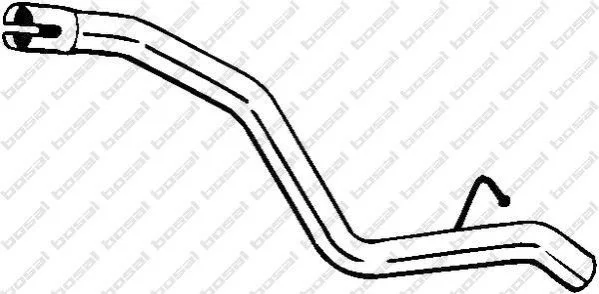 <strong>Глушник, алюм. сталь, задн. частина FORD FOCUS (04-07) (751-411) BOSAL 751411 (фото 1)</strong>