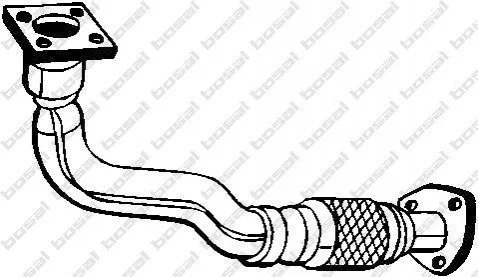 <strong>Труба вихлопна VW VENTO 91-95 BOSAL 753-177 (фото 1)</strong>