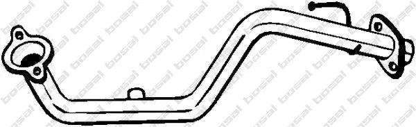 <strong>Труба вихлопна Nissan Micra 02-10, NIissan Note 06-13 BOSAL 790105 (фото 1)</strong>
