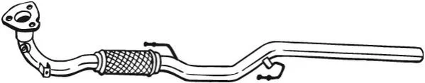 <strong>Труба вихлопна SKODA FABIA 03- BOSAL 823-635 (фото 1)</strong>