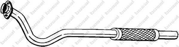 <strong>Глушник, алюм. сталь, середня частина MERCEDES 208D 91-95 BOSAL 840161 (фото 1)</strong>