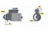 Стартер відновлений OPEL Astra H 04-14, Astra G 98-08, Vectra B 95-02, Omega B 93-03, Frontera A 91-98; CHEVROLET Lacetti 04-13; DAEWOO Lacetti Premiere 09-11 для BOSCH 0001107045 фото товару