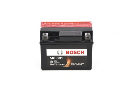 Купити Акумулятор сухозаряджений AGM 3Ah 40А BOSCH 0 092 M60 010 за низькою ціною в Україні (фото 1)