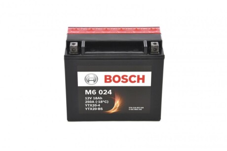 Купити Акумулятор сухозаряджений AGM 18Ah 250А BOSCH 0 092 M60 240 за низькою ціною в Україні (фото 1)