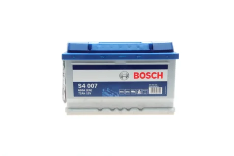 Акумулятор Bosch (низкий) S4 Silver 72Ah, EN 680 правий "+" 278х175х175 (ДхШхВ) для BOSCH 0 092 S40 070 фото товару