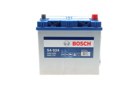 Акумулятор 60А для Toyota, Subaru, Mazda, Nissan, Suzuki BOSCH 0 092 S40 240 фото товару
