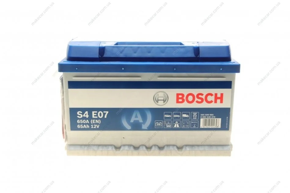 <strong>Акумулятор Bosch S4 EFB 65 Ah, EN 650 правий "+" 278x175x175 (ДхШхВ) с-ма START-STOP BOSCH 0 092 S4E 070 (фото 1)</strong>