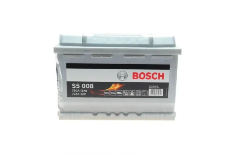 Акумулятор Bosch S5 Silver Plus 77Ah, EN780 правий "+" 278x175x190 (ДхШхВ) для BOSCH 0 092 S50 080 фото товару