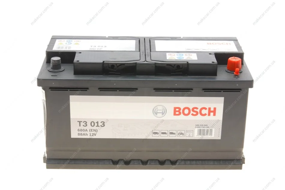 <strong>Акумулятор Bosch 12В/88Аг/680А/20,34кг BOSCH 0092T30130 (фото 1)</strong>