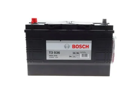 Акумулятор Bosch 12В/110Аг/680А/28,58кг для BOSCH 0 092 T30 361 фото товару