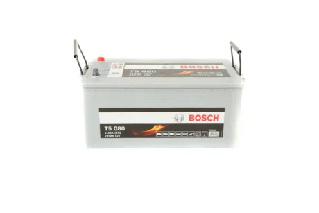 Акумулятор Bosch 12В/225Аг/1150А/57,5кг для Mercedes, BMW, Fiat, Peugeot, Audi BOSCH 0 092 T50 800 фото товару