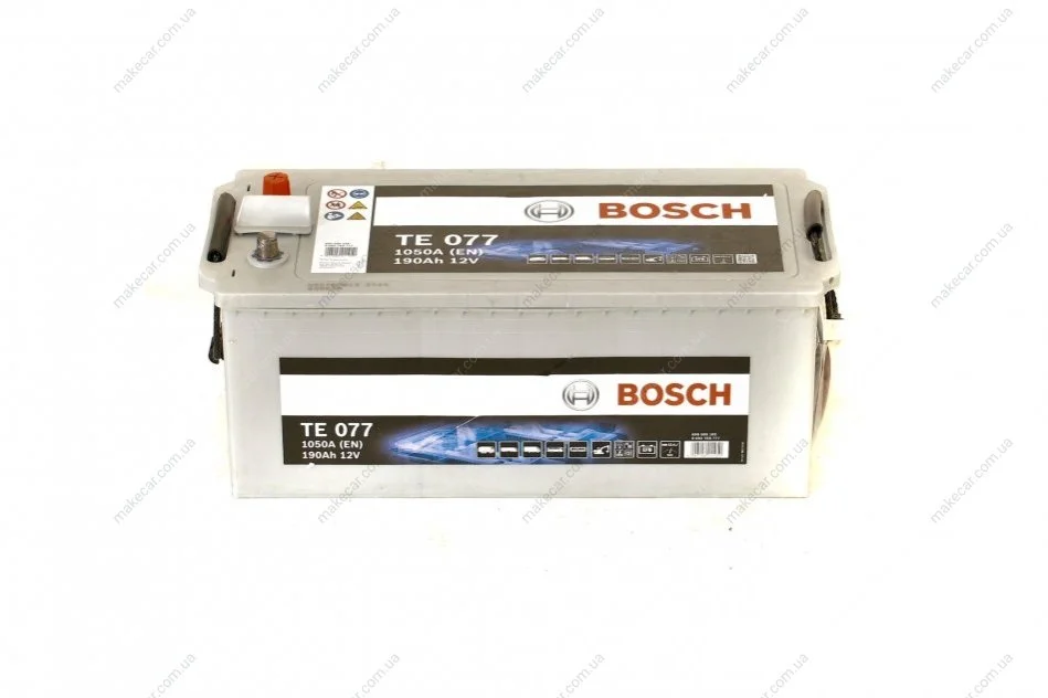<strong>Акумулятор автомобільний Bosch TE 0092TE0777 190Ah 1050A L+ 0092TE0777 BOSCH 0 092 TE0 777 (фото 1)</strong>