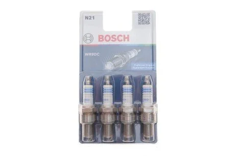 СВІЧКА WR9DC (0.8),4ШТ. для Seat, Audi, Volkswagen BOSCH 0 242 225 960 фото товару