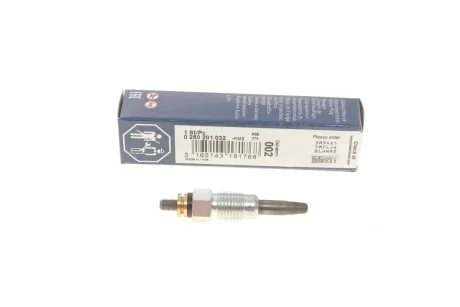 Свічка розжарювання для BOSCH 0250201032 фото товару