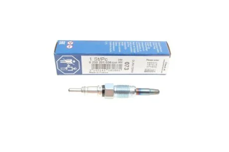 Свічка розжарювання для Mitsubishi, Ford, Renault, Volkswagen, Volvo BOSCH 0 250 201 036 фото товару