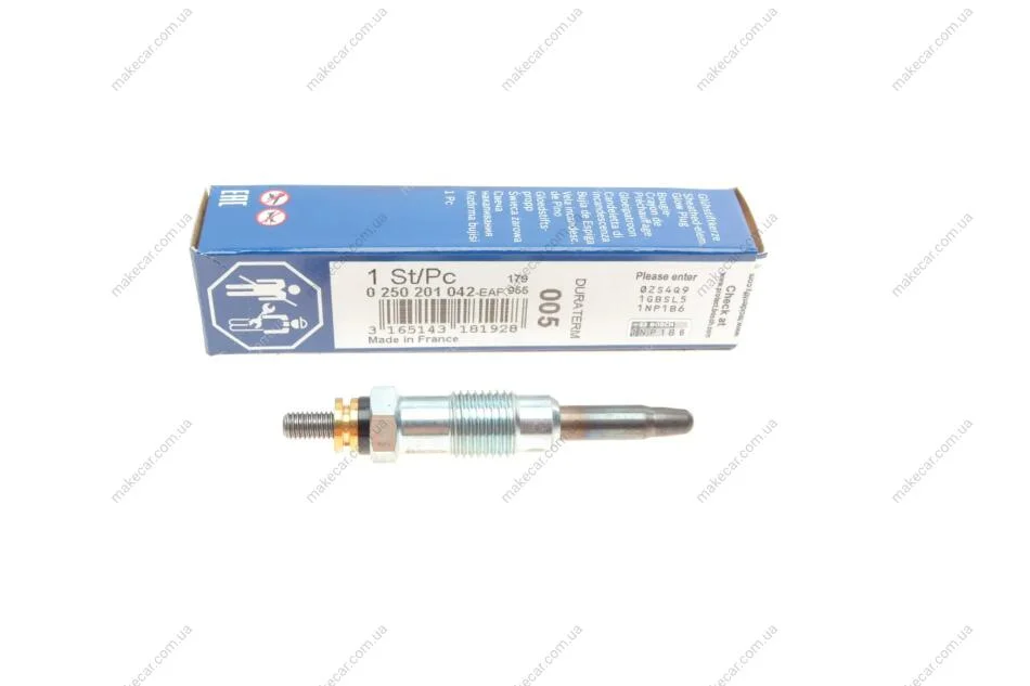 <strong>Свічка розжарювання BOSCH 0250201042 (фото 1)</strong>