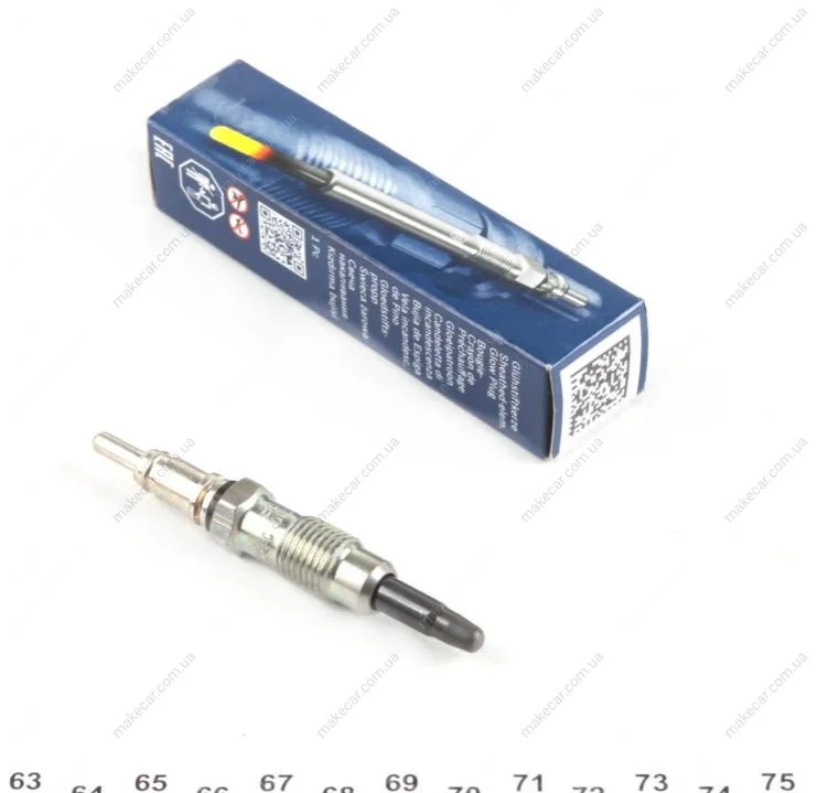 <strong>Свічка розжарювання BOSCH 0 250 201 053 (фото 1)</strong>