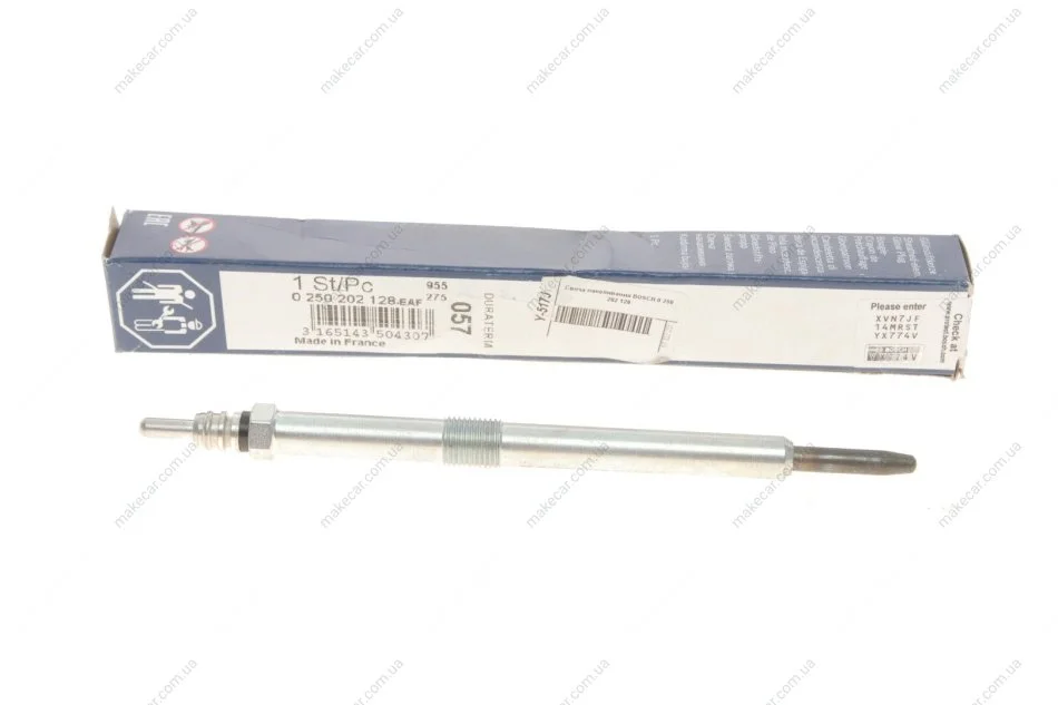 <strong>Свічка розжарювання BOSCH 0250202128 (фото 1)</strong>