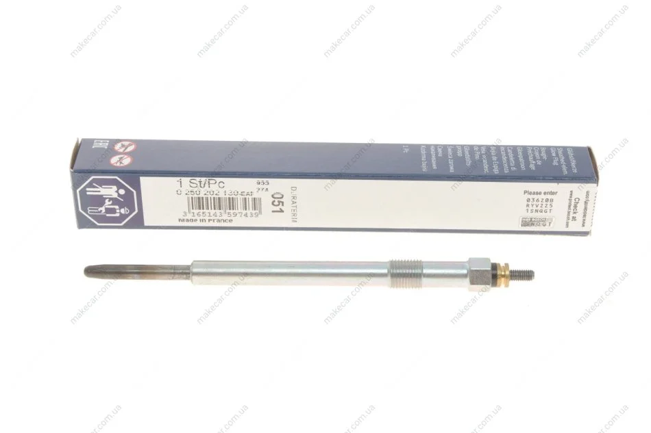 <strong>Свічка розжарювання BOSCH 0 250 202 130 (фото 1)</strong>