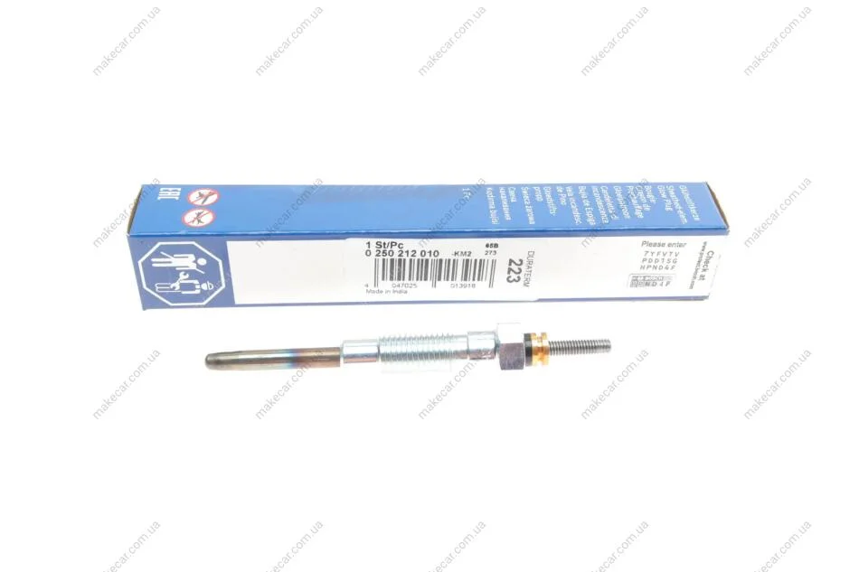 <strong>Свічка розжарювання BOSCH 0250212010 (фото 1)</strong>