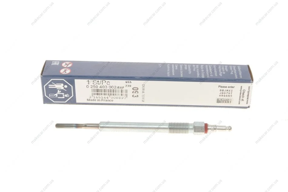<strong>Свічка розжарювання BOSCH 0250403002 (фото 1)</strong>