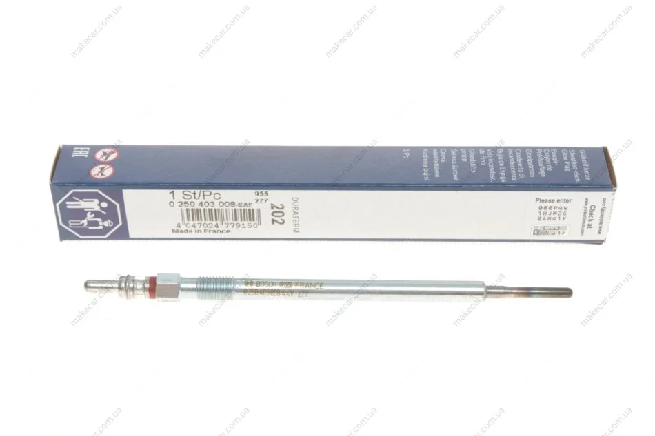 <strong>Свічка розжарювання BOSCH 0 250 403 008 (фото 1)</strong>