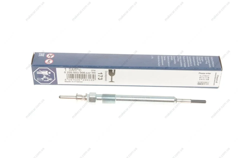 <strong>Свічка розжарювання BOSCH 0250603006 (фото 1)</strong>