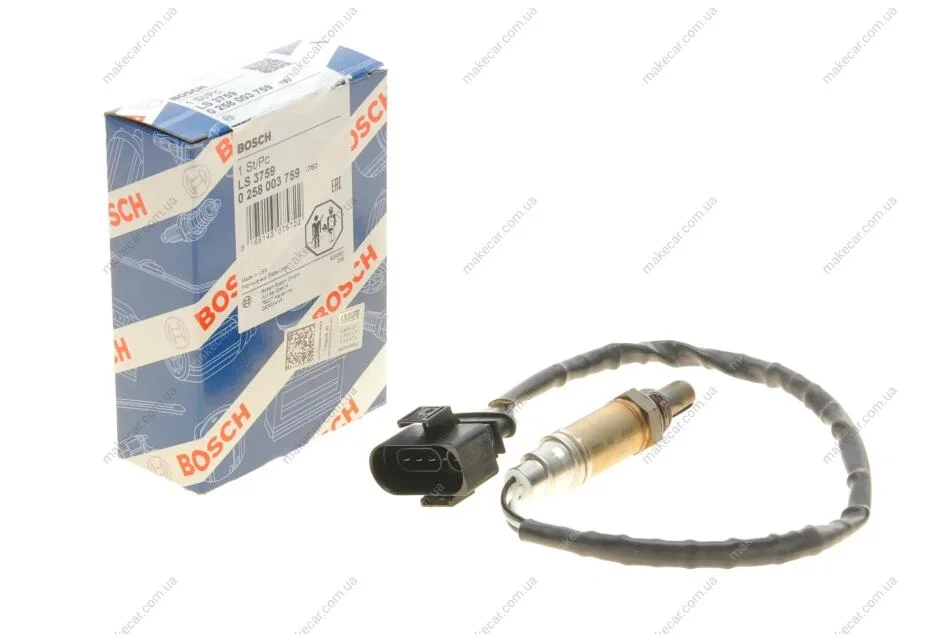 <strong>Лямбда-зонд AUDI A6, SEAT, VW PASSAT (вир-во Bosch) BOSCH 0258003759 (фото 1)</strong>