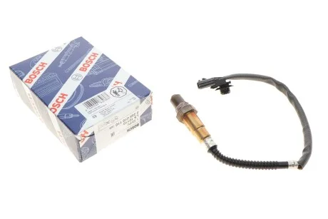 Лямбда-зонд (кількість дротів 4, 420мм) DACIA LOGAN II, LOGAN MCV II, SANDERO II RENAULT CAPTUR I, CLIO III, CLIO IV, KANGOO EXPRESS, KANGOO II, MODUS, THALIA III, TWINGO II, WIND 0.9-2.0 03.07- для Renault, Dacia BOSCH 0 258 010 110 фото товару