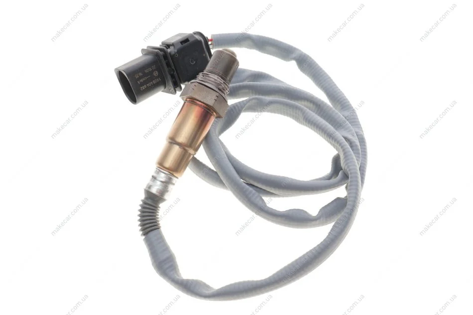 <strong>Лямбда-зонд (кількість дротів 5, 1200мм) BMW 1 (E82), 1 (E88), 3 (E90), 3 (E91), 3 (E92), 3 (E93), Z4 (E89) 3.0 06.06-08.16 BOSCH 0 258 017 102 (фото 1)</strong>