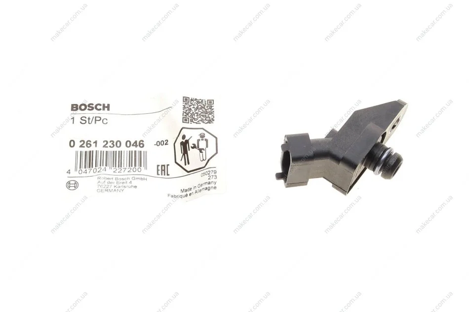 <strong>Датчик тиску, впускний газопровід BOSCH 0261230046 (фото 1)</strong>