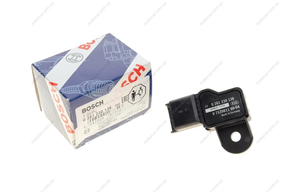 <strong>Датчик тиску повітря BOSCH 0261230136 (фото 1)</strong>
