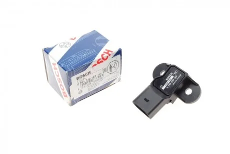 Датчик тиску, впускний газопровід для Volkswagen, Seat, Porsche, Audi, Skoda BOSCH 0261230169 фото товару