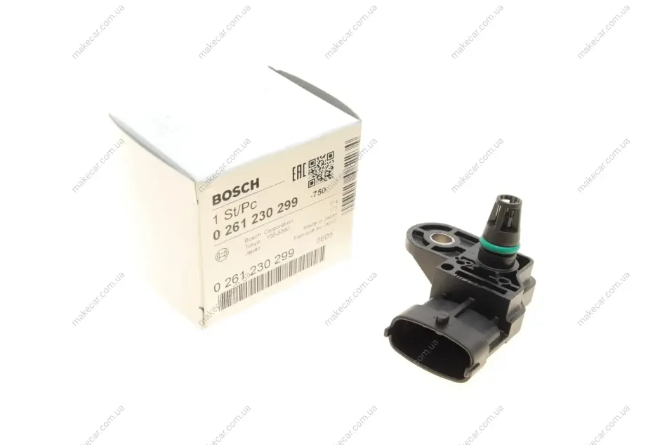 <strong>Датчик тиску MITSUBISHI Lancer X \'\'1.5-1.6 BOSCH 0261230299 (фото 1)</strong>