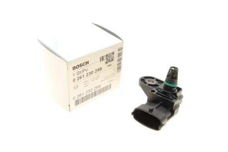 Датчик тиску MITSUBISHI Lancer X \'\'1.5-1.6 для Ford, Mitsubishi, Fiat, Honda, Citroen BOSCH 0261230299 фото товару