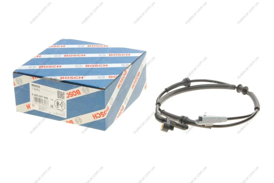 <strong>ДАТЧИК ШВИДК.ОБЕРТ.КОЛЕСА BOSCH 0265007668 (фото 1)</strong>
