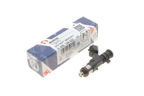 Паливний інжектор CITROEN BERLINGO, BERLINGO MULTISPACE, BERLINGO/MINIVAN, C2, C3 I, C3 PLURIEL, C4, C4 I, C4 II, XSARA PICASSO PEUGEOT 1007, 206, 207, 307, 308 I 1.6/1.6ALK/2.0 07.00- для BOSCH 0280158057 фото товару