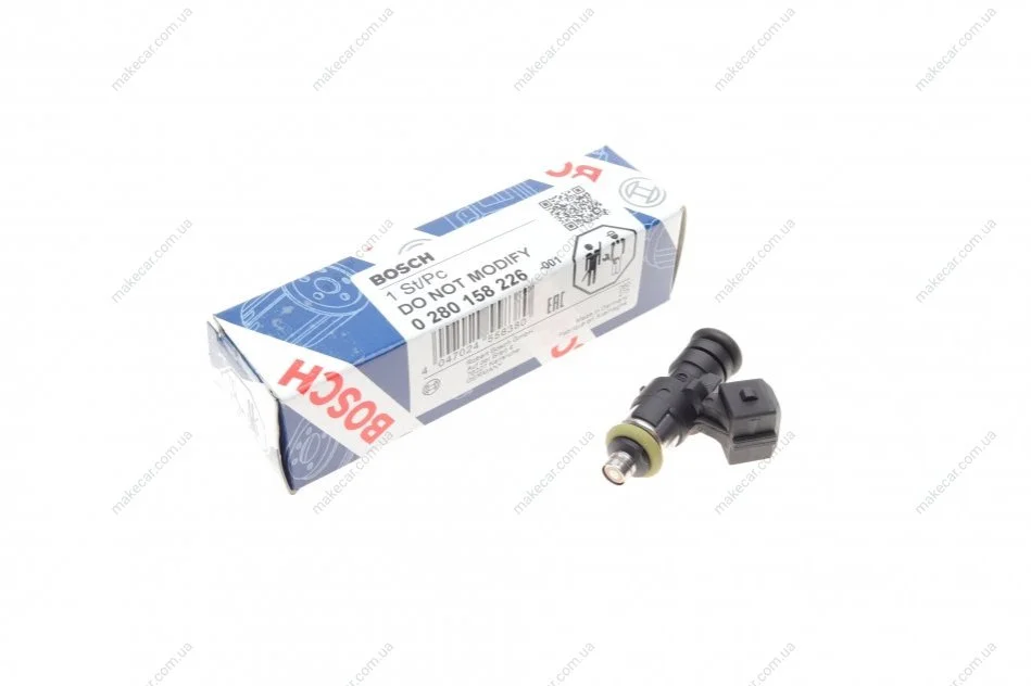 <strong>Паливний інжектор DACIA LOGAN MCV RENAULT CLIO II, ESPACE III, ESPACE IV, GRAND SCENIC II, KANGOO, KANGOO EXPRESS, LAGUNA I, LAGUNA II, MEGANE I, MEGANE I CLASSIC, MEGANE I COACH 1.6-2.0 09.95- BOSCH 0280158226 (фото 1)</strong>