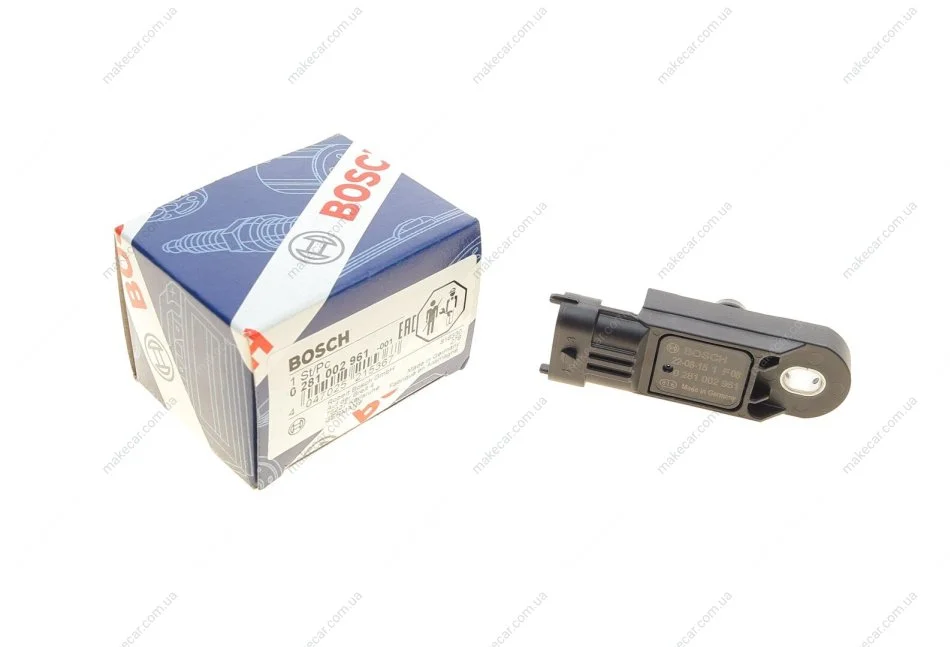 <strong>Датчик абсолютного тиску BOSCH 0 281 002 961 (фото 1)</strong>