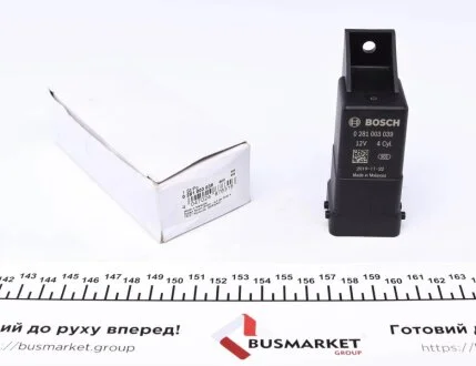 Бл.кер.свічками розжарювання для BOSCH 0281003039 фото товару
