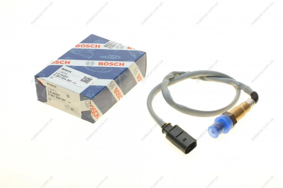 <strong>Лямбда-зонд (кількість дротів 5, 740мм) MERCEDES A (W176), B SPORTS TOURER (W246, W242), C (A205), C (C204), C (C205), C T-MODEL (S204), C T-MODEL (S205), C (W204), C (W205) 1.8D-3.0D 01.06- BOSCH 0281004207 (фото 1)</strong>