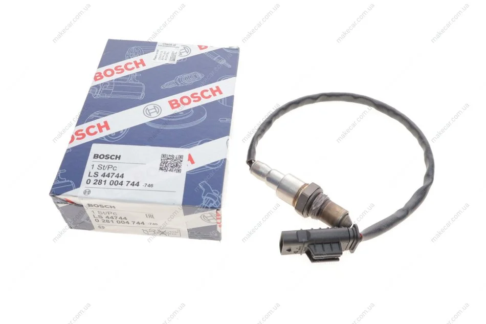 <strong>Лямбда-зонд (кількість дротів 4, 430мм) BMW 2 (F45), 2 GRAN TOURER (F46), 2 GRAN TOURER VAN (F46), X1 (F48), X2 (F39) MINI (F55), (F56), (F57), CLUBMAN (F54) 1.5D/2.0D 09.13- BOSCH 0 281 004 744 (фото 1)</strong>