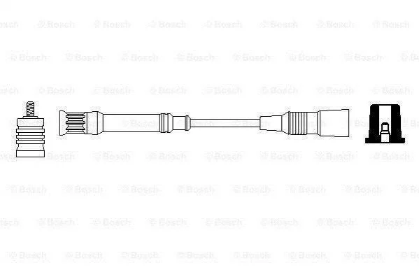 <strong>Автомобильный высоковольтный провод BOSCH 0 356 912 898 (фото 1)</strong>